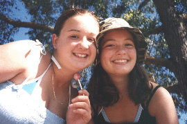 Kellie and Sarah